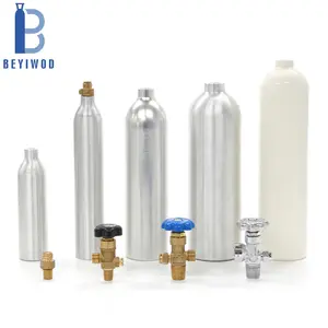 Bouteilles de gaz CO2 en aluminium, 150 bars/200 bars, nouvelle collection