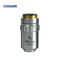 Finity Plan Magnifying Achromatic Biological Microscope Objective Lens for 4X 5X 10X 20X 25X 40X 60X 100X