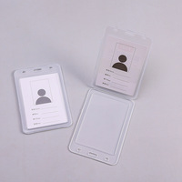 Heada Nouveau Porte-cartes et porte-badges en plastique transparent détachable avec logo personnalisé, design portable et fonction de protection