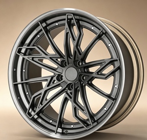 Juego de 2 Ruedas Forjadas de Aleación con Diseño Multirradio y Recortes, Aptas para <span class=keywords><strong>BMW</strong></span>, Audi, Mercedes, Porsche, Sedán Deportivo, Modificación Stance - Product Image 1