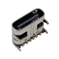 Conector Micro USB de Carga 3A, Práctico, Carcasa de Acero Inoxidable de 6 Pines, Conector 3.1 de 6 Pines para Puerto Macho/Hembra de 6.5/6.8mm