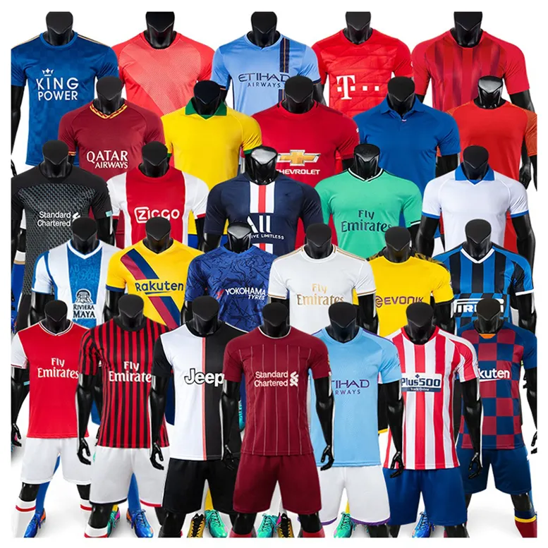Benutzer definierte Majestic/Manchesteer Jersey Club National T-Shirt und kurze Thailand Fußball uniform