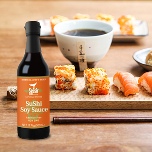 Dạng lỏng Halal & <span class=keywords><strong>Kosher</strong></span> chứng nhận đóng gói trong chai hoặc số lượng lớn tự nhiên 500ml Sushi Nước tương nhãn sạch - Product Image 2