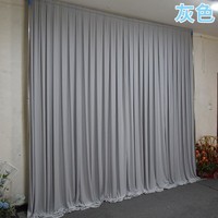 Rideaux de fond en soie de lait pour décoration de scène de mariage et de fête