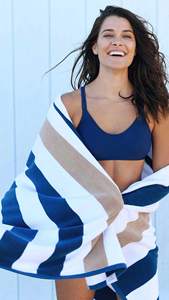 Toalla <span class=keywords><strong>de</strong></span> <span class=keywords><strong>Playa</strong></span> y Baño <span class=keywords><strong>de</strong></span> Lujo Personalizada <span class=keywords><strong>de</strong></span> Primera Calidad, 100% Algodón, con Rayas, <span class=keywords><strong>de</strong></span> Secado Rápido, Teñida con Hilo - Product Image 6