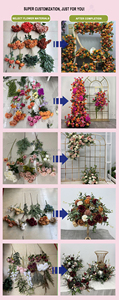 Camino de Mesa de Rosas Blancas Personalizado para Boda, Flores Artificiales Suaves Hechas a Mano para el Día de San Valentín, Fiesta de Cumpleaños - Product Image 5