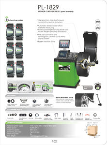 Équilibreur de roue d'ordinateur d'auto-calibrage PL-1829 équilibreur de roue de voiture pour la Machine de pneu de service de roue pour les magasins d'automobile - Product Image 3