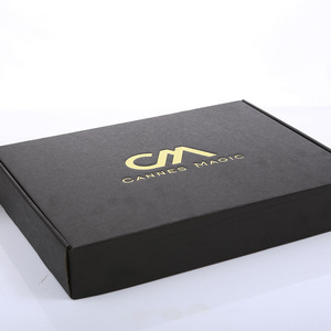 Hologram logo custom corrugated box plain nail tip polish packing gift box with cosmetic press on nails packaging boxes