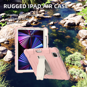 IPad Air 4/5th/Pro 11 Étui en silicone antichoc robuste de 10.9 pouces avec bandoulière - Product Image 2