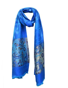 Estola Étnica de Modal Estampada Marrón para Invierno, Ligera, Suave y Moderna, para Uso Casual, Viajes y Estilo Diario - Product Image 5