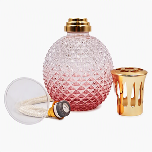 Lampe à parfum en verre 220 ml Modèle Berger <span class=keywords><strong>Paris</strong></span>, diffuseur catalytique aromatique en forme d'ananas, petite taille, bouteille d'huile essentielle, fabriqué en Chine, cadeau - Product Image 1