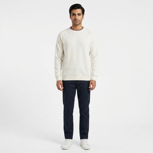 Sudadera para Hombre, Venta Caliente, Fabricación Personalizada OEM, 100% Algodón, Felpa, Lisa, Talla Grande, Transpirable, Básica - Product Image 1