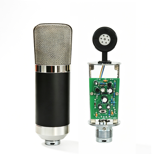 MA101 Omnidirectional Condenser Microphone 48V Phantom Power Ultra High Sensitivity Studio Podcast Conference Recording Mic
