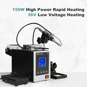 Station de soudage BGA <span class=keywords><strong>SMD</strong></span> à affichage numérique LCD ASS-376A 150W Outil de réparation mobile Type pied Alimentation automatique Machine à souder - Product Image 4