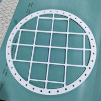 Endüstriyel Sınıf PTFE Destek Izgaralı Filtre Plakası, Hassas Kimyasallar için Özel PTFE Plastik Sızdırmazlık Contası Ara Parça Bağlantı Parçaları