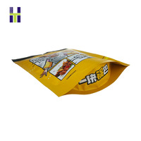 Logo personnalisé imprimé sur mesure pour sachet debout multicouche PET+PE avec fermeture éclair pour l'emballage de noix, d'arachides, de noix de cajou et d'épices