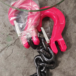 Eslinga de cadena de elevación de 4 Patas 5/16 soldadura G80 cadena 3/8 grado 80 cadena de elevación de grúa - Product Image 2