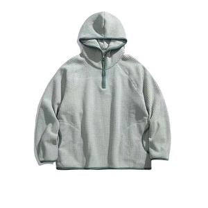Maglioncino oversize <span class=keywords><strong>con</strong></span> <span class=keywords><strong>Zip</strong></span> 1/4 maglione di cotone <span class=keywords><strong>in</strong></span> <span class=keywords><strong>pile</strong></span> mezza cerniera maglione all'ingrosso Pullover felpe - Product Image 2
