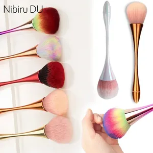 Pincel profesional suave y esponjoso con purpurina para limpiar el polvo de las uñas, herramientas de belleza para manicura DIY para mujeres y niñas. - Product Image 4