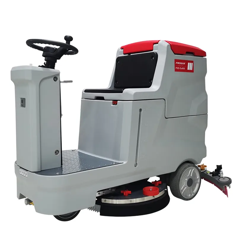 PSD-sa600 Widely Applicable Ride On Electric Floor Scrubber Machine Product and Floor Polisher