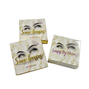 맞춤형 콘택트 렌즈 패키지 고급형 콘택트 렌즈 럭셔리 아이 렌즈 컬러 콘택트 렌즈 박스 - Product Image 5