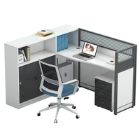 Nouvelle Poste de Travail de Bureau Moderne et Durable avec Compartiments Ajustables et Tiroir de Rangement en Bois