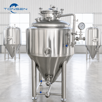 Cuve de Fermentation 200L en Acier Inoxydable – Équipement de Brassage de Bière, Matériel de Brasserie, Machines à Café