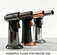 Mini briquet torche à flamme jet, gaz butane, briquet à cigare portable, accessoires pour fumeurs avec boîte cadeau, livraison DDP