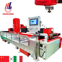 Hualong Hlcnc-3319 3-Achsen-Hochpräzisions-All-in-One-CNC-Bearbeitungsmittelprofil-Polierfräser für Granit-Marmor-Arbeits platte