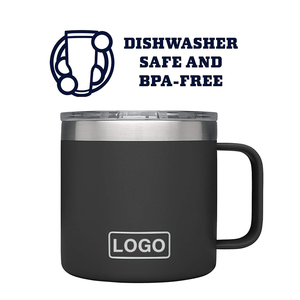 Tazza Termica in Acciaio Inox da 14oz <span class=keywords><strong>Design</strong></span> Personalizzato Tumbler Isolato per <span class=keywords><strong>Caffè</strong></span> Stile Classico Tazza da Tè Isolata Sottovuoto da 12oz - Product Image 3