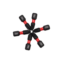 Jeu de tournevis cruciformes électriques Ph2 à tête cruciforme magnétique 25mm Foret noir multifonctionnel de qualité industrielle OEM personnalisable