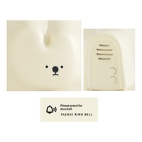 Nouvelle sonnette MUID Snowhouse auto-alimentée, design lapin mignon, alarme pour personnes âgées, capteur d'urgence sans fil, pour portail et usage intérieur