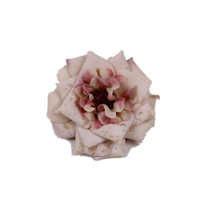 Artificial Snowflake Rose Flower Heads Decorative Silk Flowers for Home Floral Arrangements Wedding <b>Decorations</b> Background - Product Image 4