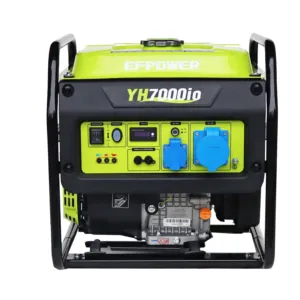 Yihu Power Maker 110V E Start 5.5KW Automatic open frame Gasoline inverter Generator For Standby