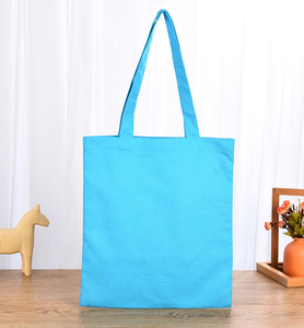 Sac fourre-tout en toile de coton personnalisable imprimé couleur unie, sac à bandoulière en toile, sac de shopping en toile couleur unie - Product Image 6