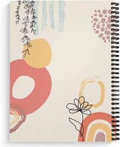 Divertente Quaderno a Spirale con Stampa Floreale Astratta <span class=keywords><strong>e</strong></span> Citazioni Umoristiche per Ufficio <span class=keywords><strong>e</strong></span> Uso Quotidiano - Product Image 4