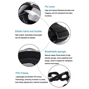 Logo personnalisé <span class=keywords><strong>Lunettes</strong></span> d'équitation unisexes coupe-vent de haute qualité pour adultes <span class=keywords><strong>Lunettes</strong></span> de cyclisme et de moto <span class=keywords><strong>vintage</strong></span> - Product Image 4