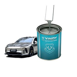 Pintura Automotriz ZD-1124 de Alto Brillo 1K, Directo de Fábrica en China, Polvo Plateado Electroplacado, Pintura de Repintado Automotriz - Product Image 1