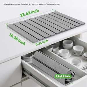 Alfombrilla de Baño de Tierra de Diatomeas Ecológica, Súper Absorbente y Antideslizante, Alfombrilla de Diatomita Tallada para Cocina - Product Image 5