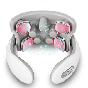 Best Seller 2025 High Quality OEM Brand Smart <b>Massager</b> Heating Compression U-Shape <b>Electric</b> EMS Cervical Neck Shoulder Custom - Product Image 2
