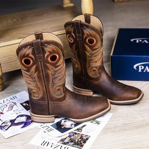 איכות גבוהה השנה טובה מגפיים קאובוי woots עבור גברים מעור פרה מערבי בסגנון מקסיקו מעוצב בסגנון מקסיקו - Product Image 6