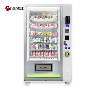 Distributeurs automatiques réfrigérés personnalisés de haute qualité et abordables, directement de l'usine, pour aliments, collations et boissons, avec 60 compartiments - Product Image 1