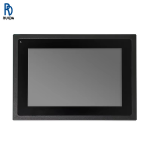 Monitor de Pantalla Táctil Capacitiva Panorámica de 10.1 Pulgadas con Bisel Frontal de 3 mm, Interfaz USB y DVI, Táctil de 10 Puntos para Kioscos Exteriores - Product Image 1