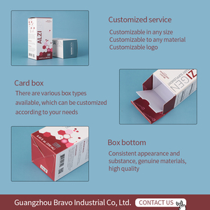Emballage Bravo OEM/ODM, boîte en carton pliable à fond sécurisé, taille personnalisée, logo, boîte en carton, UV, écologique, recyclable, soins <span class=keywords><strong>de</strong></span> santé - Product Image 6