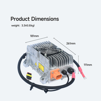 Nouveau convertisseur DC/DC 1KW EONDRIVE avec courant 71A pour le tourisme UTV pour les aventures en plein air
