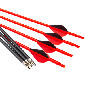 Frecce di carbonio per bersaglio da <span class=keywords><strong>caccia</strong></span> con arco ricurvo composto ID4.2 5.2 6.2mm 25 26 27 28 29 30 31 32 33 34 35 pollici alette - Product Image 4