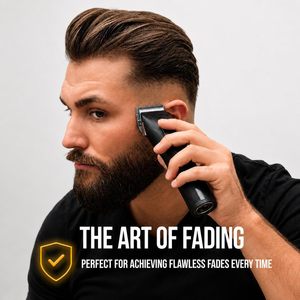 Nuovo Arrivo Set Professionale di Tagliacapelli e Rifinitore per <span class=keywords><strong>Uomo</strong></span> - Kit <span class=keywords><strong>Barbiere</strong></span> Senza Fili con Funzione Fade, Batterie Incluse - Product Image 3
