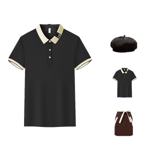 Uniformes de trabajo para personal de servicio de alimentos-Uniformes para empleados de cafetería y panadería con impresión de logotipo personalizado Juego de tres piezas - Product Image 5