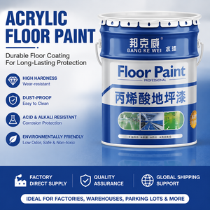 Pintura Acrílica para Pisos BKW, Revestimiento Epóxico Industrial para Garajes, 18 kg, Alto Brillo, Resistente al Desgaste, Duradero - Product Image 1