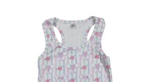 Nouvel arrivage, vente en gros, haut sans manches tendance de haute qualité avec nœud pour les tout-petits filles, vêtements de yoga à fleurs pour bébés filles Offre Spéciale - Product Image 2